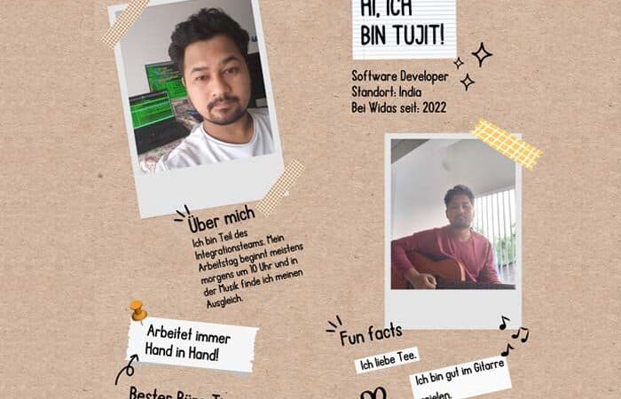 Ein Tag im (Widas-)Leben von Tujit Bora, Softwareentwickler bei Widas