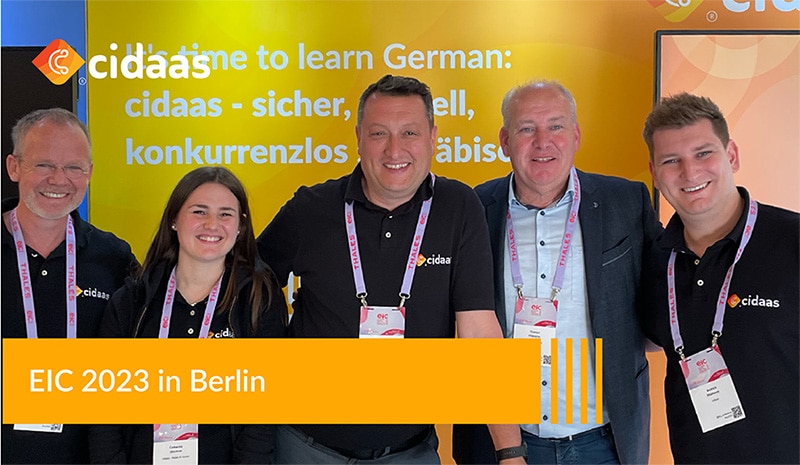 cidaas-Team auf der EIC 2023